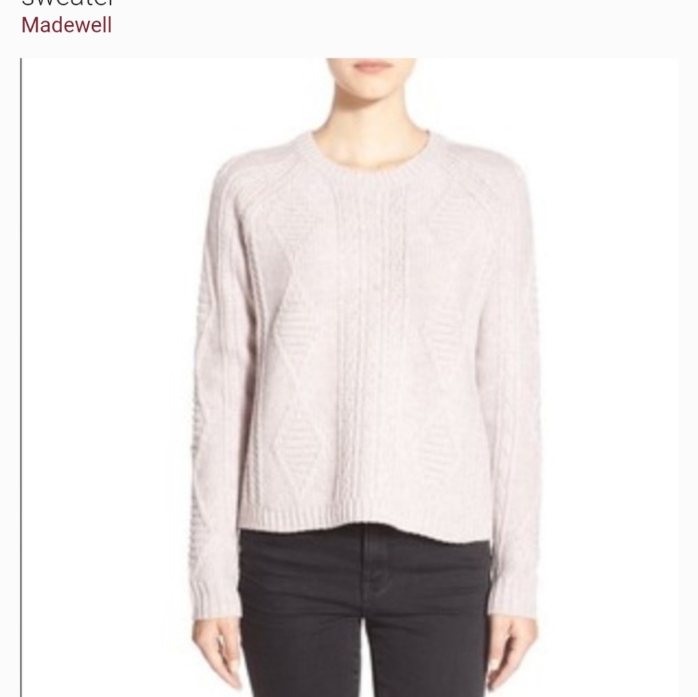 Madewell Palisades Back Zip Sweater